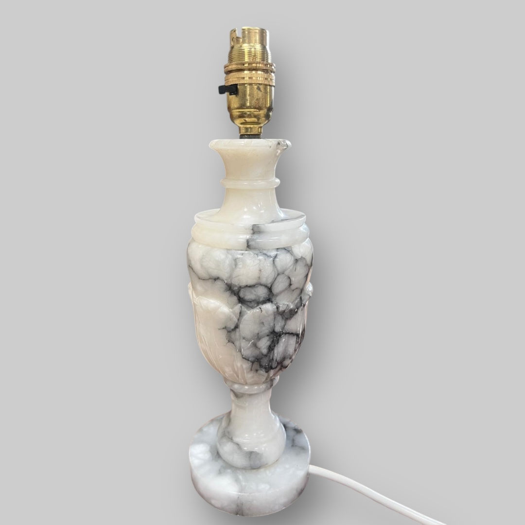 Carrara Marble Baluster Lamp