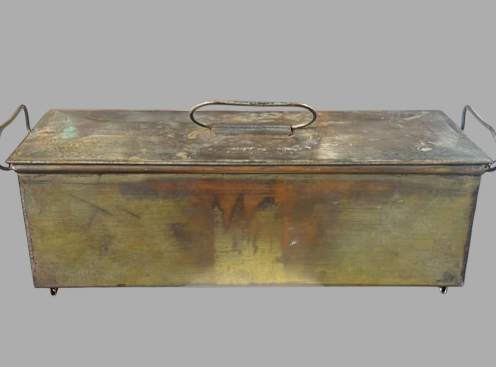 A WWII Medical Sterilisation Box by Burrows Metal FG Company