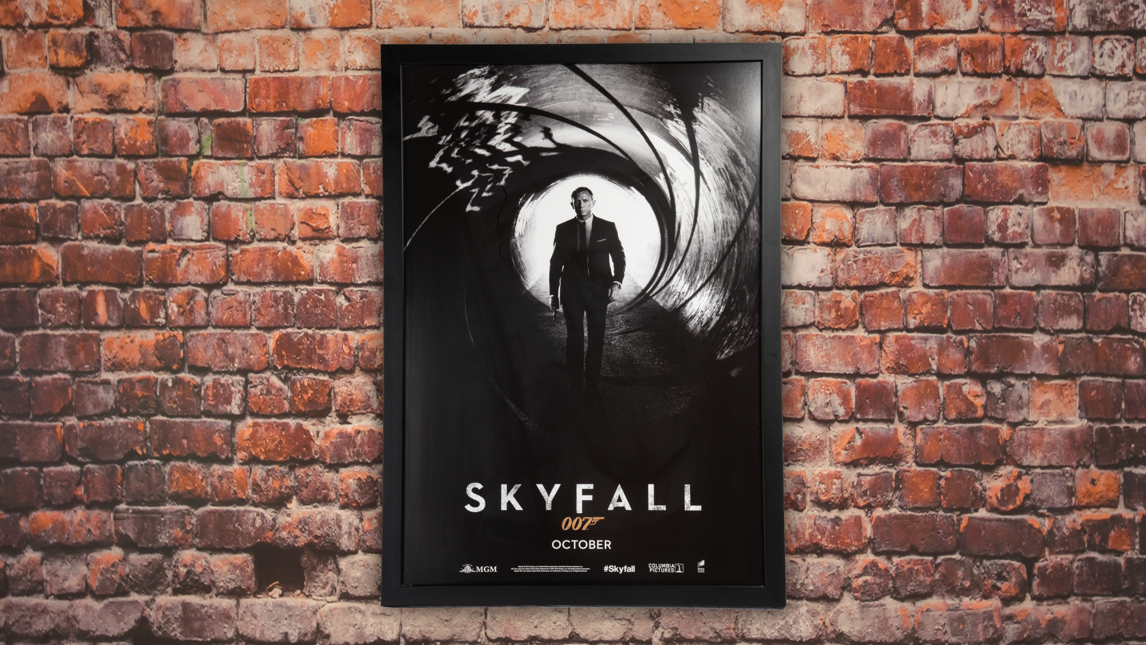 A Large 'Skyfall' Movie Poster, 2012