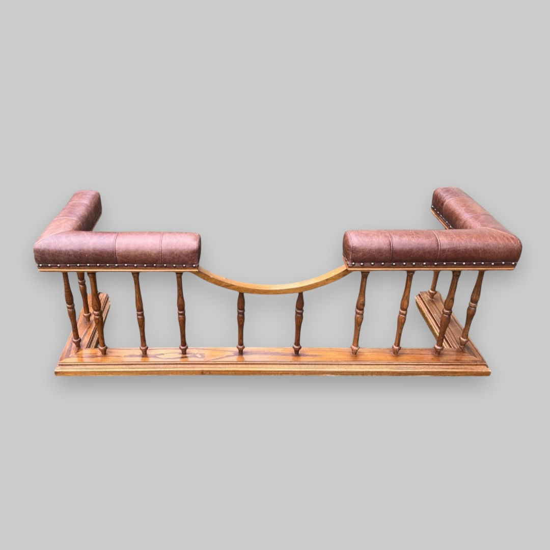 A Beautifully Made Ash Club Fender with Leather Seats