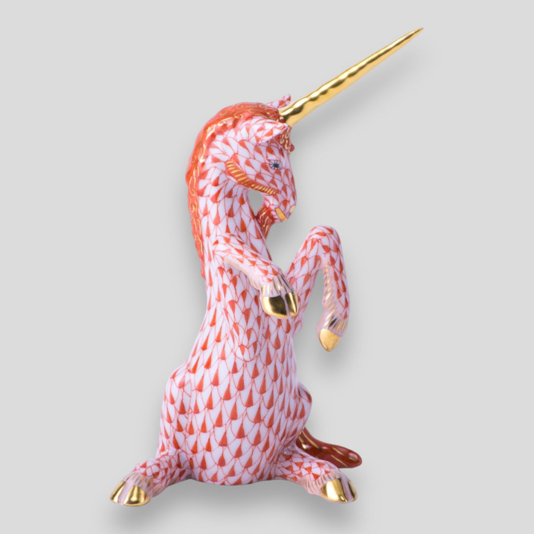 Herend Rearing Unicorn