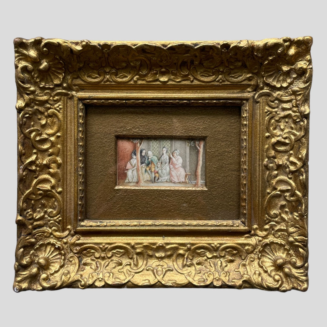 Late C18th Miniature Watercolour