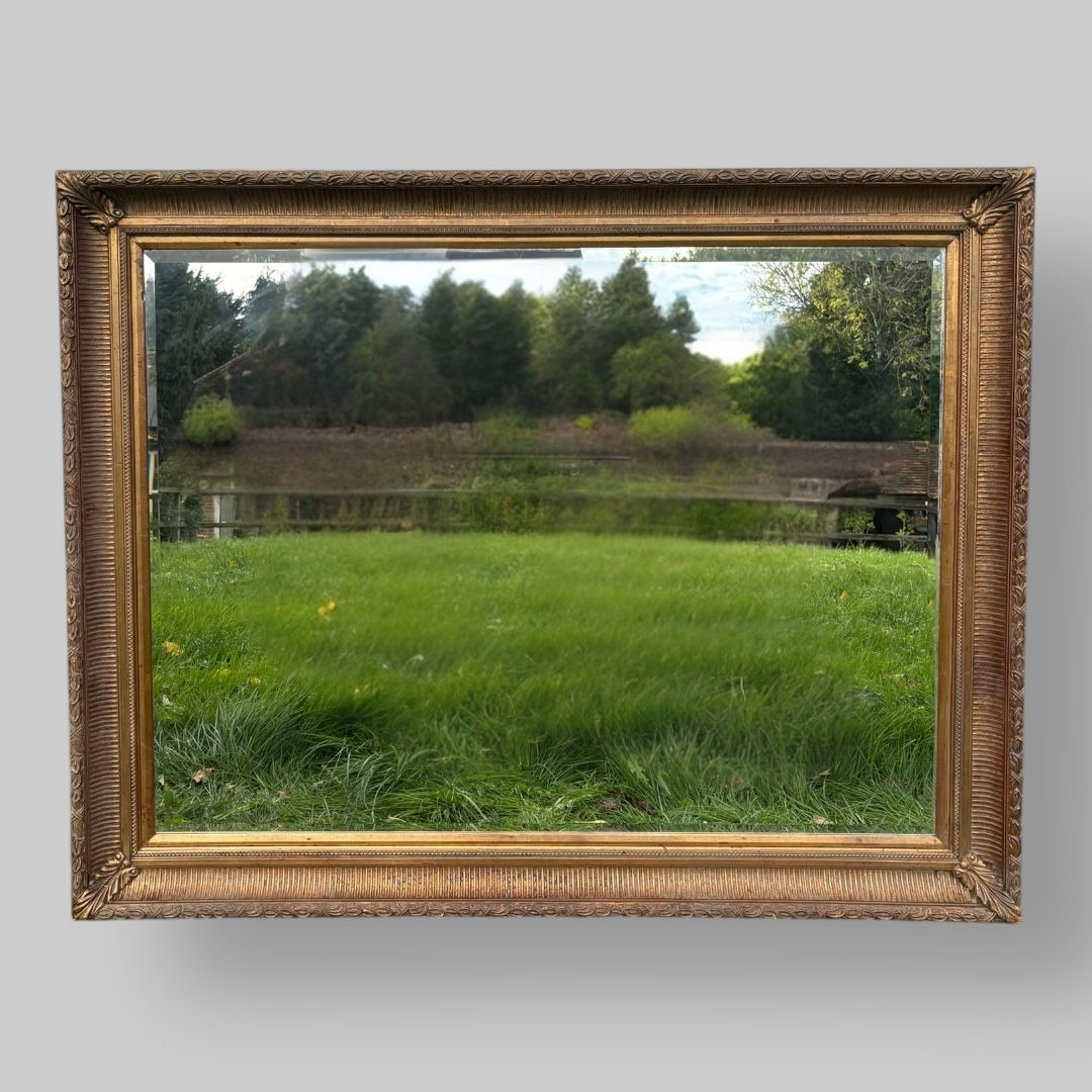 A Vintage Gilt Resin Mirror