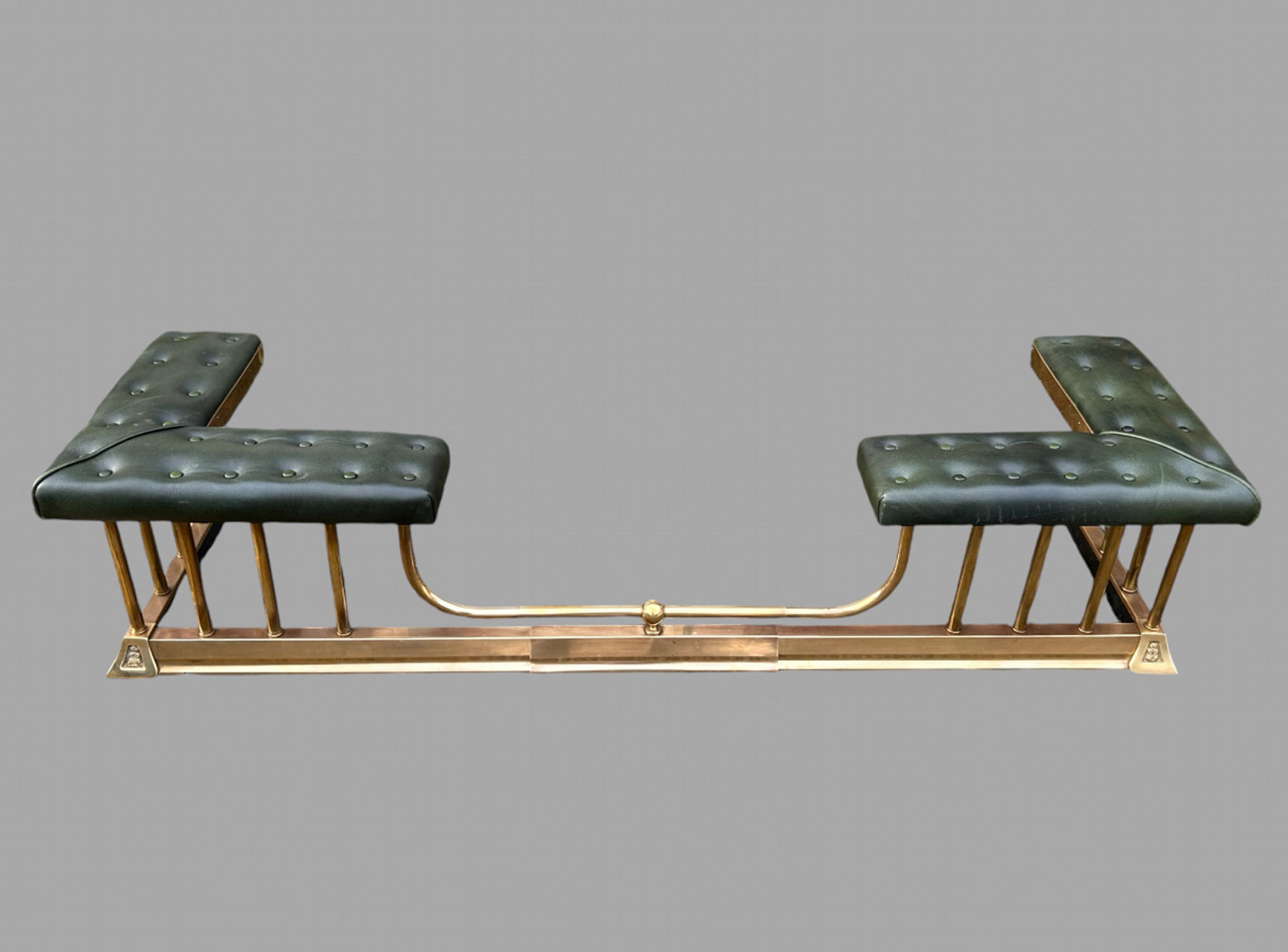 Victorian Design brass Telescopic Extending Club Fire Fender