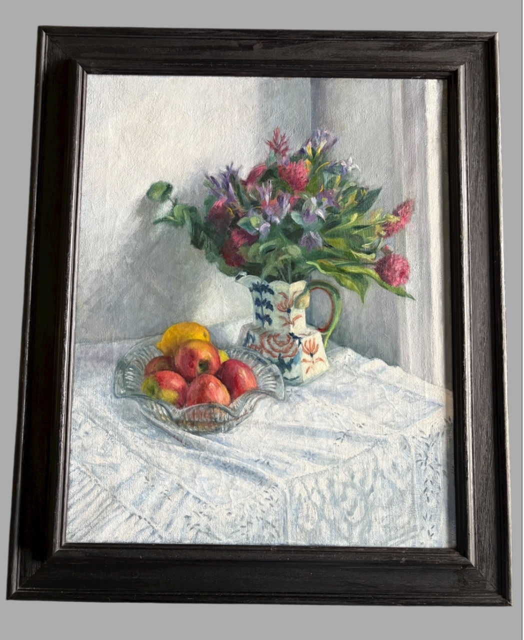 Anne Wright RBA (1935–2025), “Birthday Bouquet”, Oil on Canvas