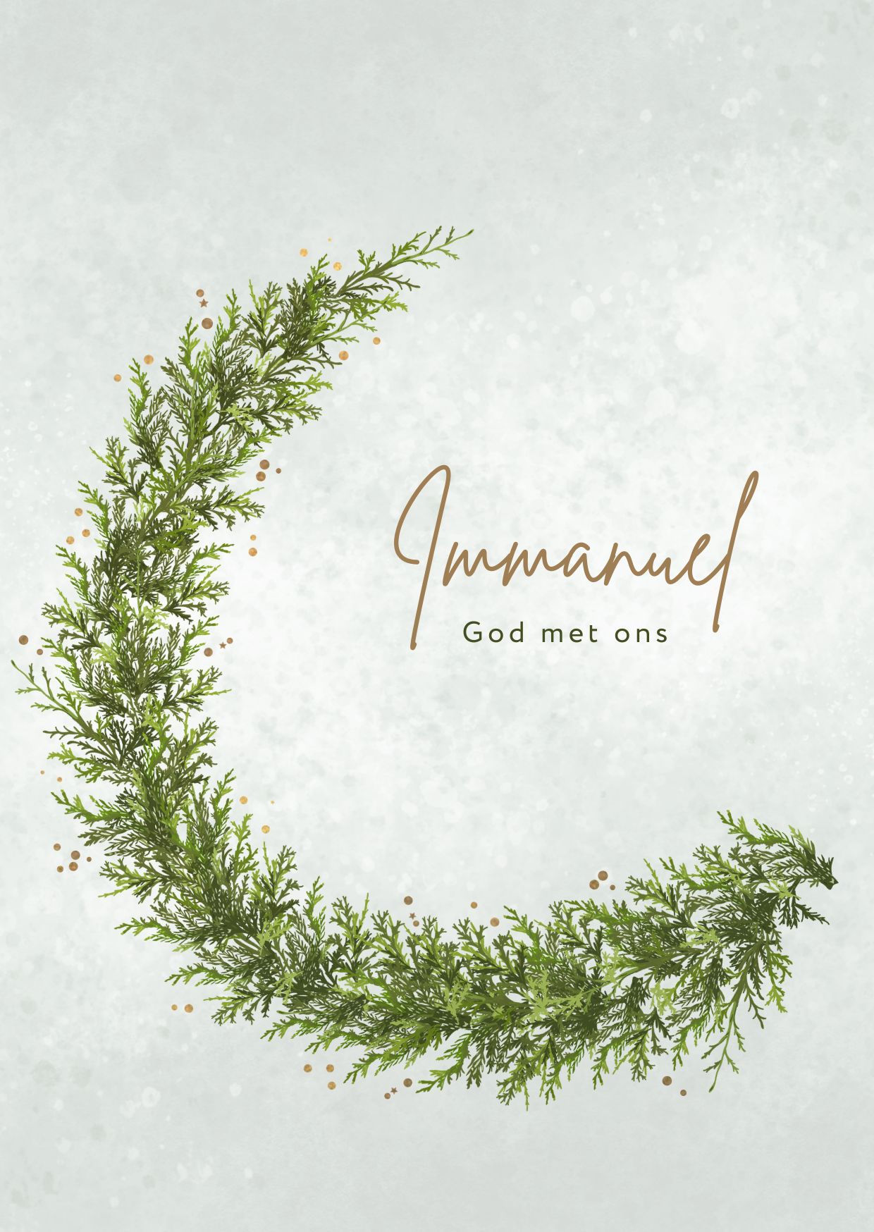 Kerst- A6, Immanuël, God met ons