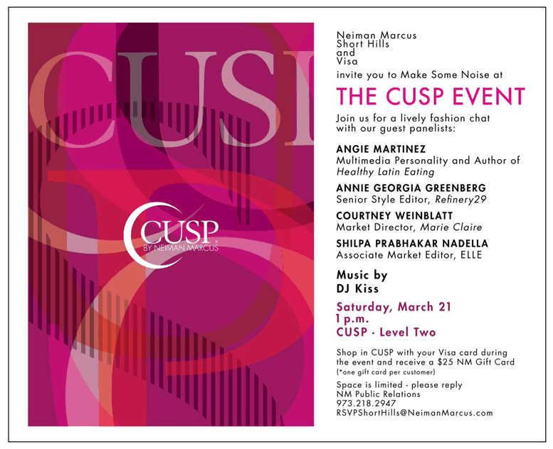 Neiman Marcus Cusp Event