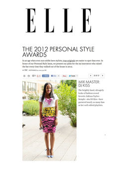 Elle Magazine - Personal Style Awards