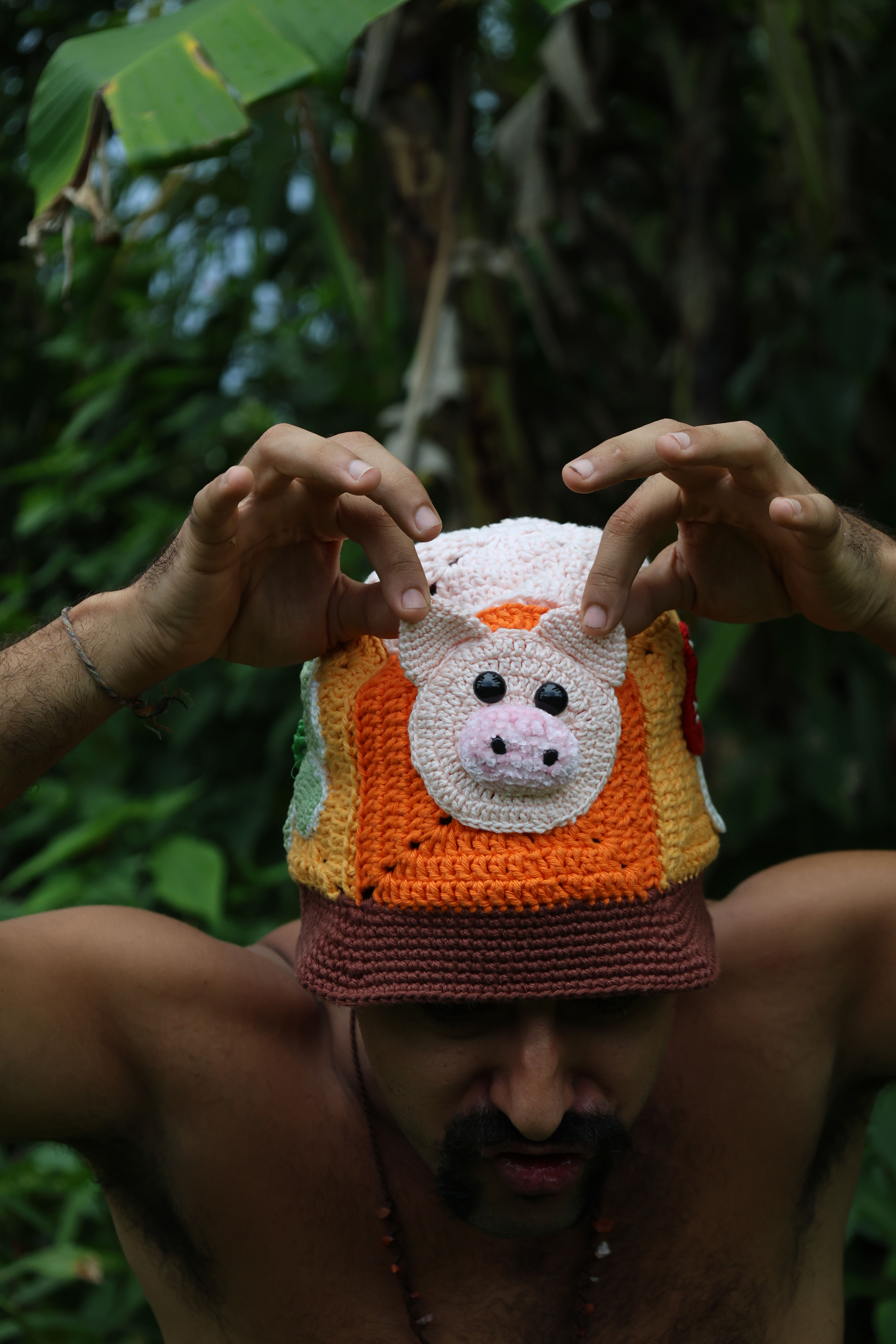 Pig hat (adopted by Jimena)