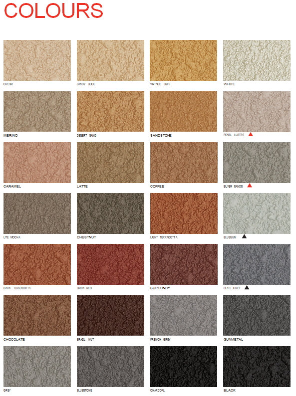 Concrete Spray On Colours