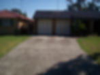 Before - Plain Concrete Driveway