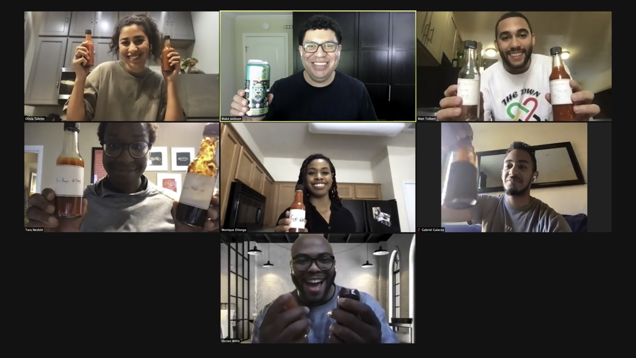 Amplitude's BLACC ERG Hosts a Hot Sauce Making Event