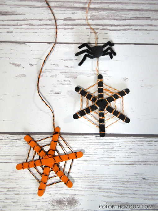 POPSICLE STICK HALLOWEEN CRAFT FOR KIDS