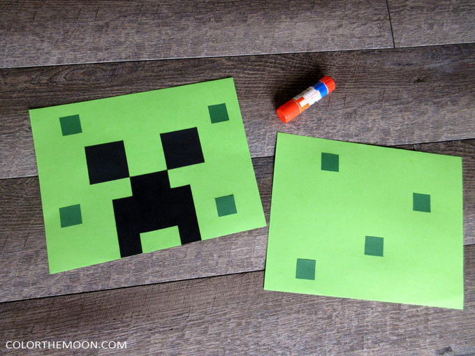 These DIY Minecraft party decoration windsocks are SO COOL and so easy to make! What a great idea for a Minecraft birthday party.