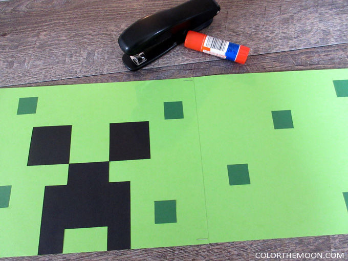These DIY Minecraft party decoration windsocks are SO COOL and so easy to make! What a great idea for a Minecraft birthday party.