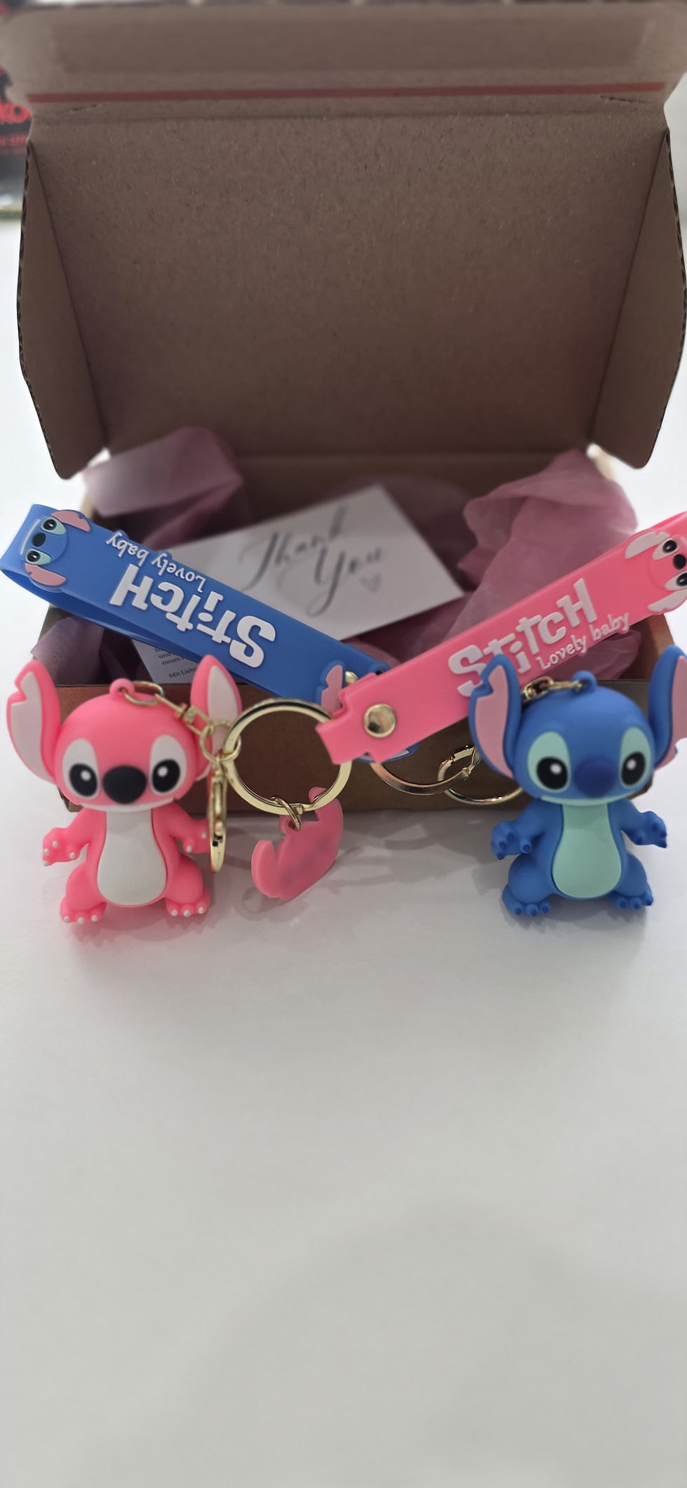 Thumbnail: Stitch & Angel Schlüsselanhänger