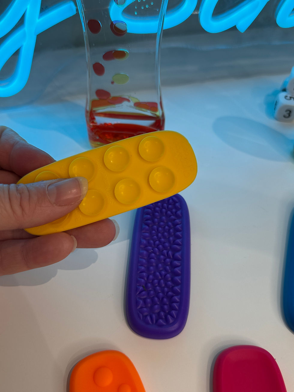 Miniature : Fidget silicone aide à la concentration 