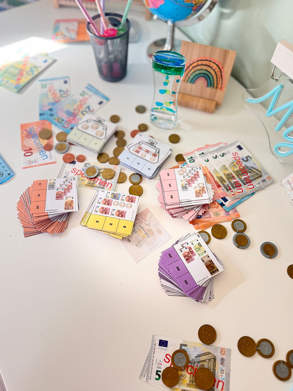 Miniature : Monnaie cartes à pinces Jeu 3 Série jaune 