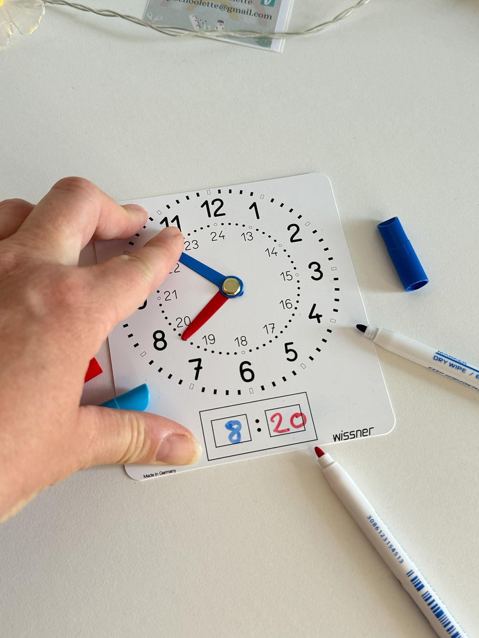 Miniature : Pendule apprentissage heure enfant