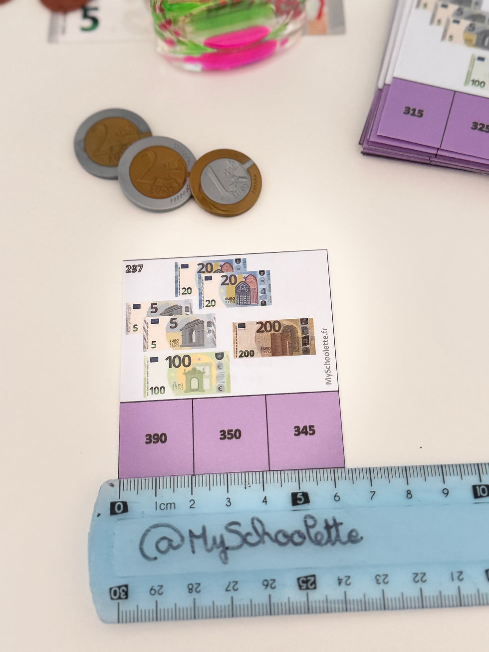 Miniature : Cartes à pinces Jeu 6 Série Violette