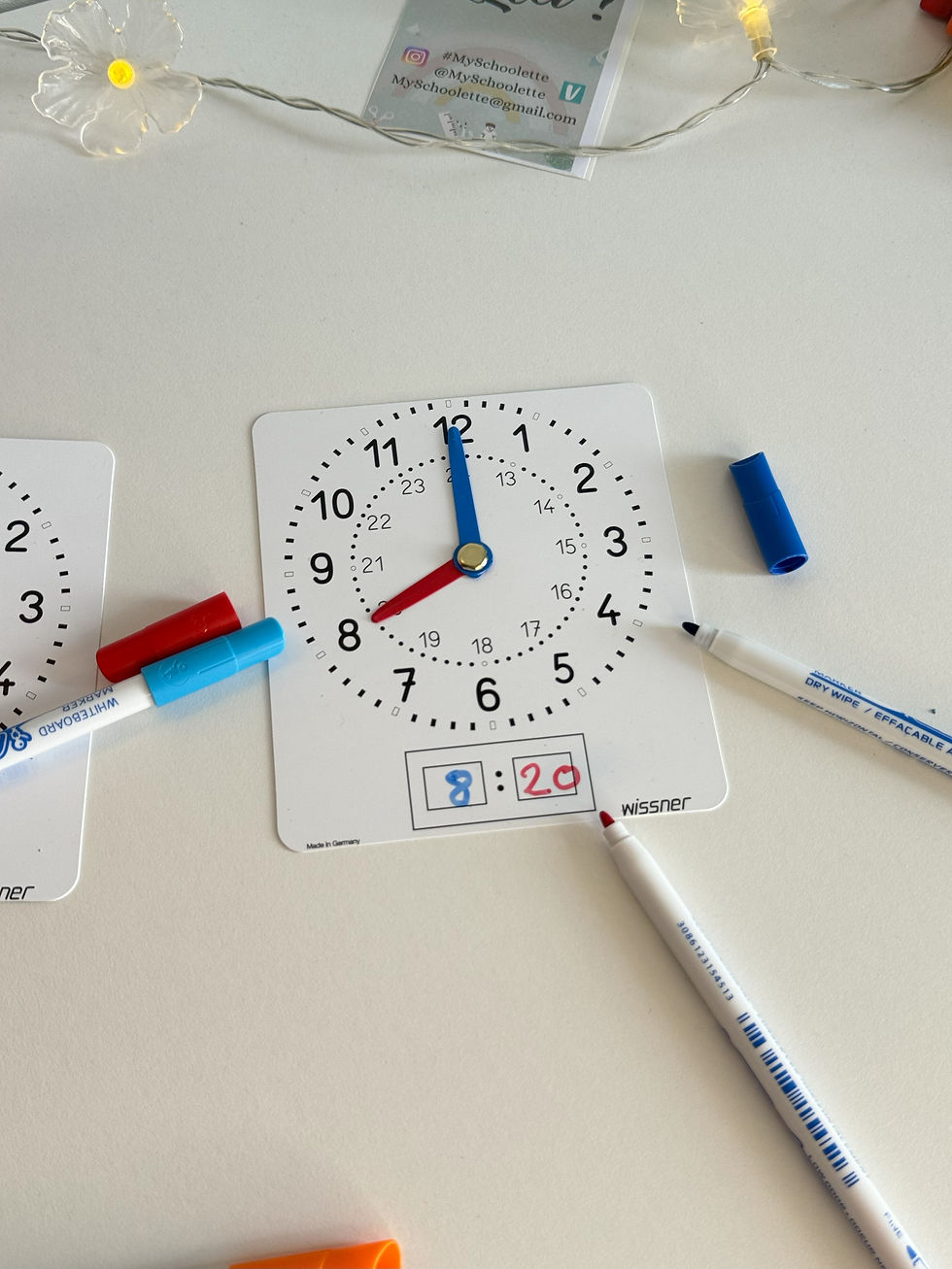 Miniature : Pendule apprentissage heure enfant
