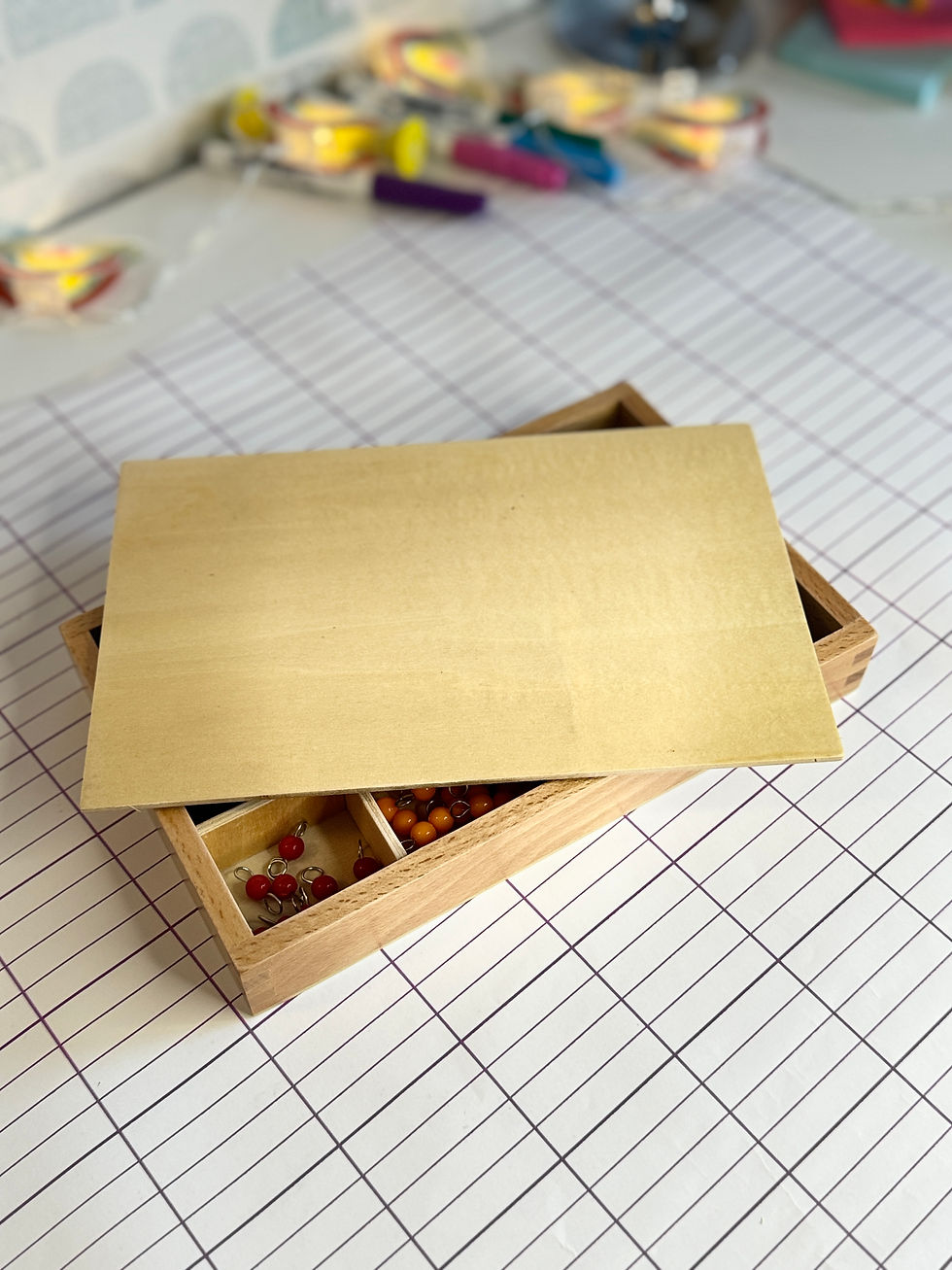 Miniature : Boite et  Perles de Numération Montessori