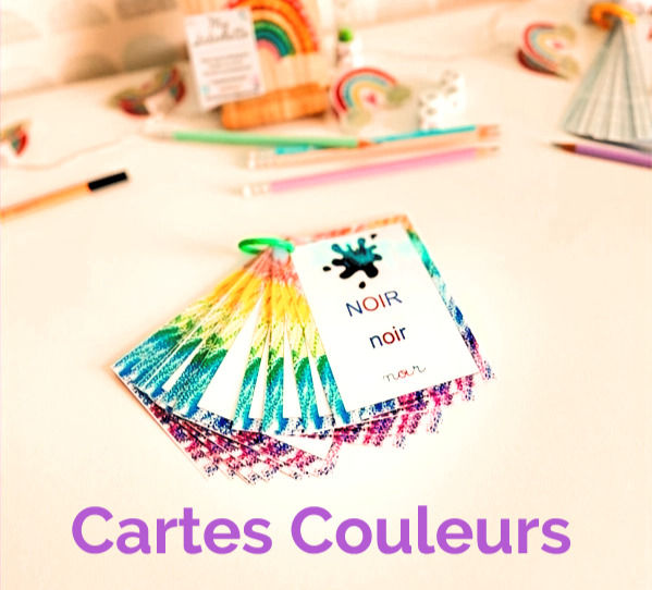 Porte clé Des Couleurs Cartes Montessori