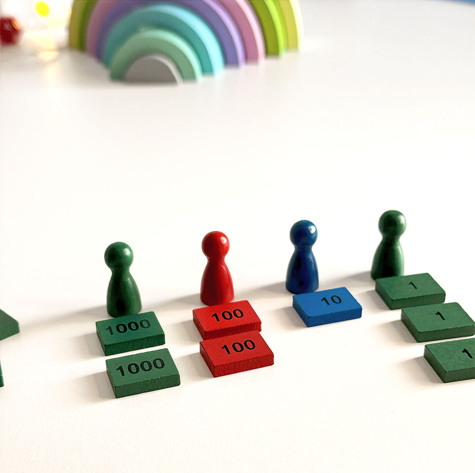 Miniature : Timbres en Bois Numération Montessori