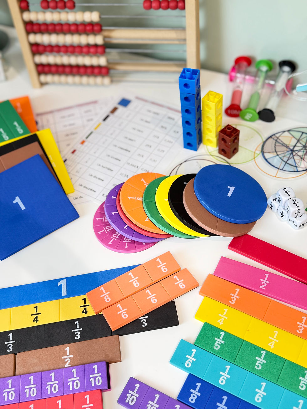 Miniature : Pack (3) Mega Complet des fractions Simples Elementaire / collège 