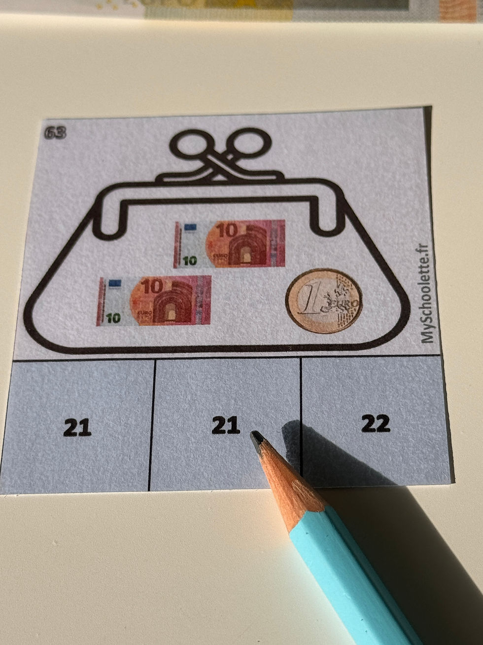 Miniature : Monnaie carte à pinces jeu 2 