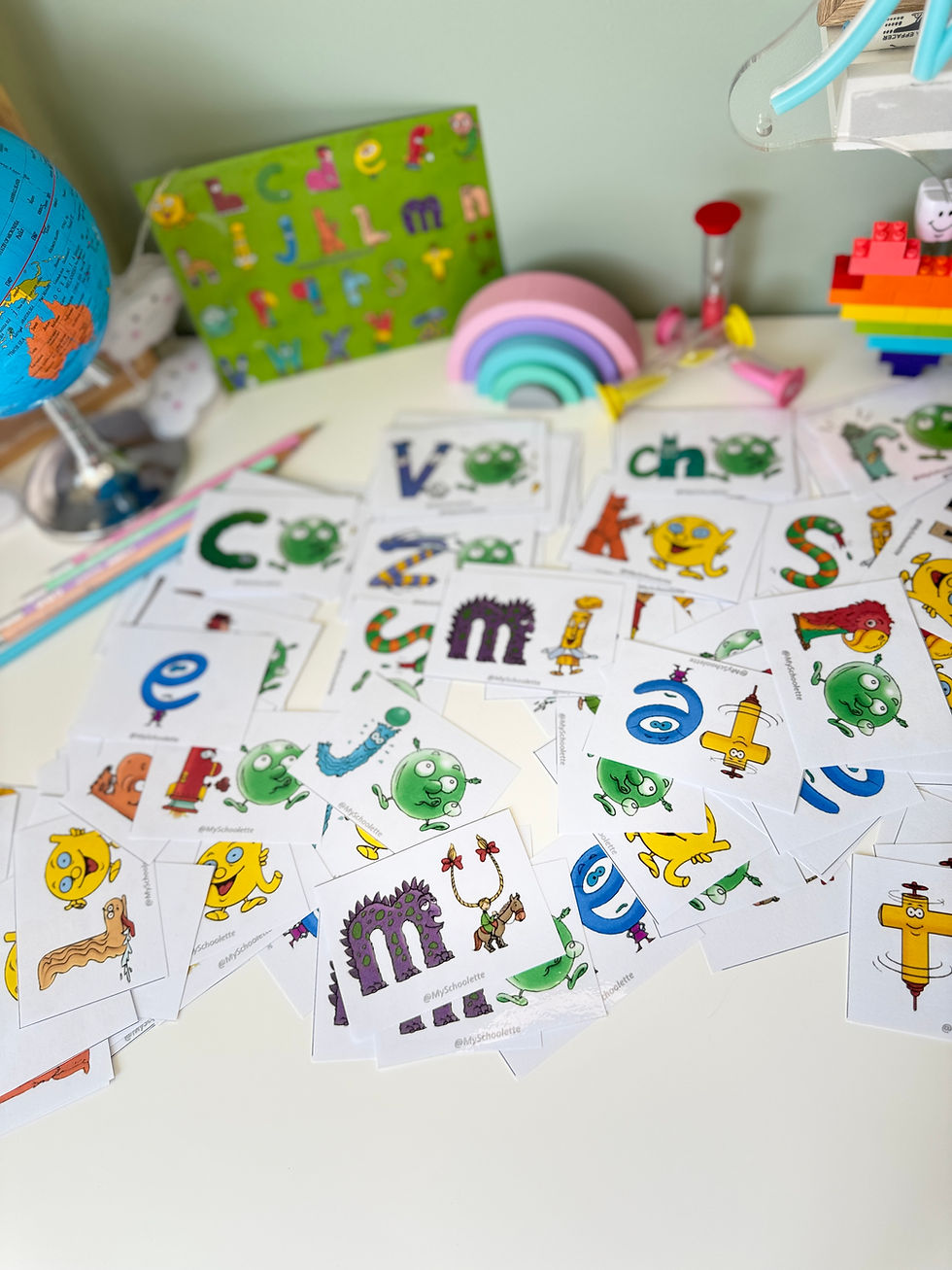 Miniature : Les Alphas Syllabes ( Jeu 06) 117 Cartes