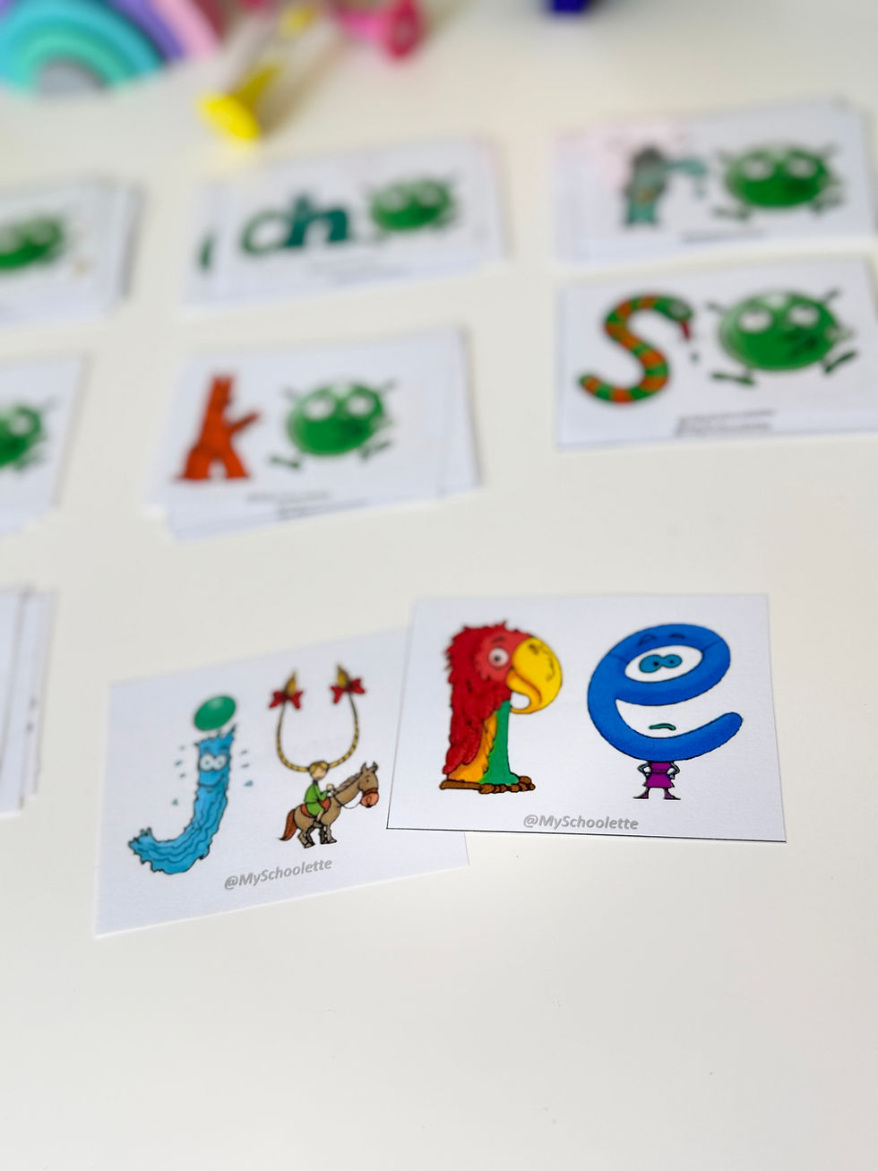 Miniature : Les Alphas Syllabes ( Jeu 06) 117 Cartes