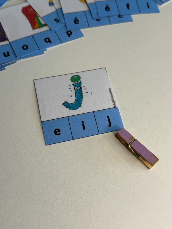 Miniature : Les personnages Alphas et Les Lettres Alphabet à associer
