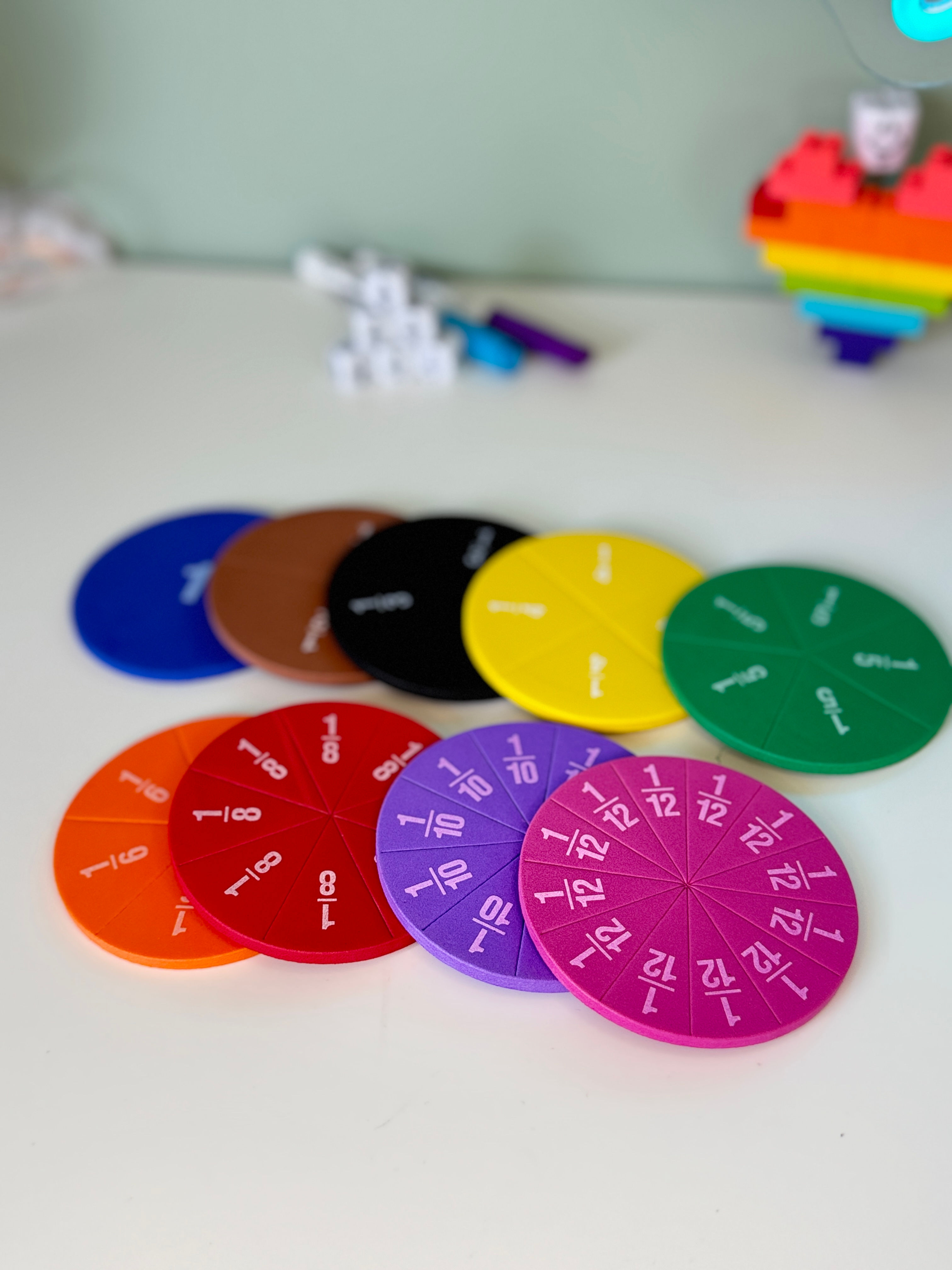 Fraction Mousse : disques à manipuler