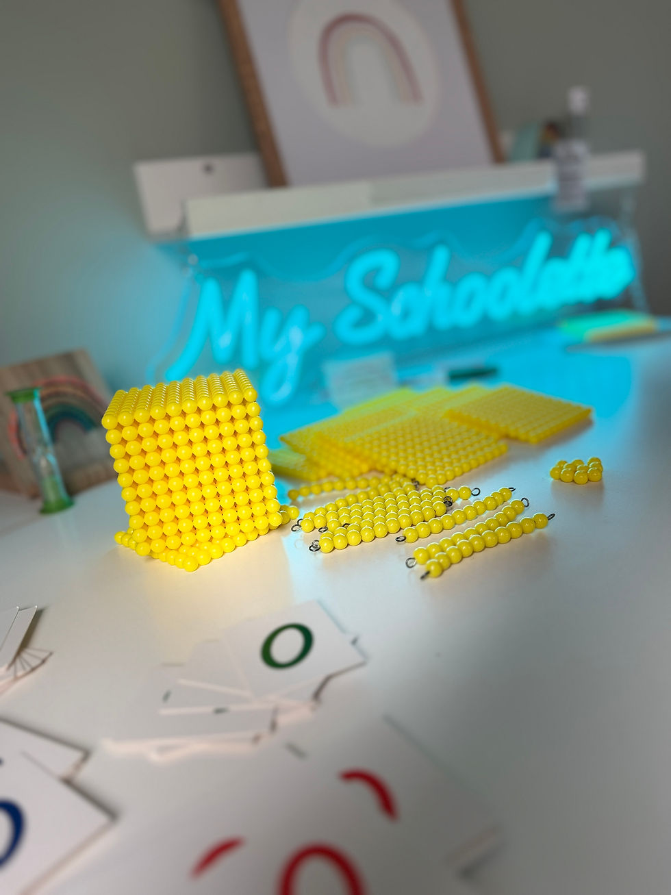 Miniature : Set numération perles Montessori