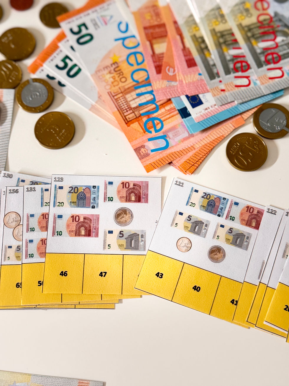 Miniature : Monnaie cartes à pinces Jeu 3 Série jaune 