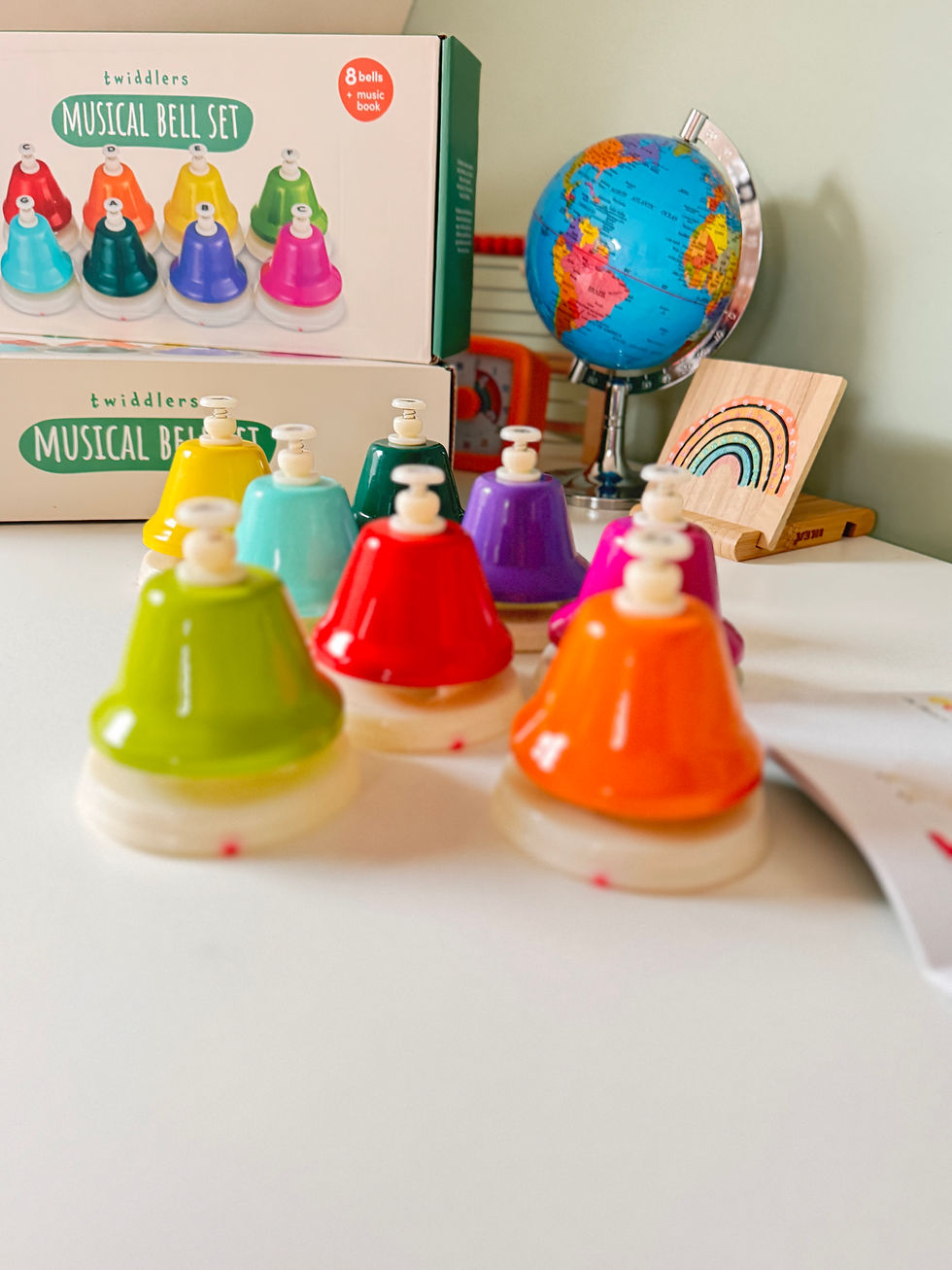 Miniature : Coffret de 8 clochettes éveil musical 