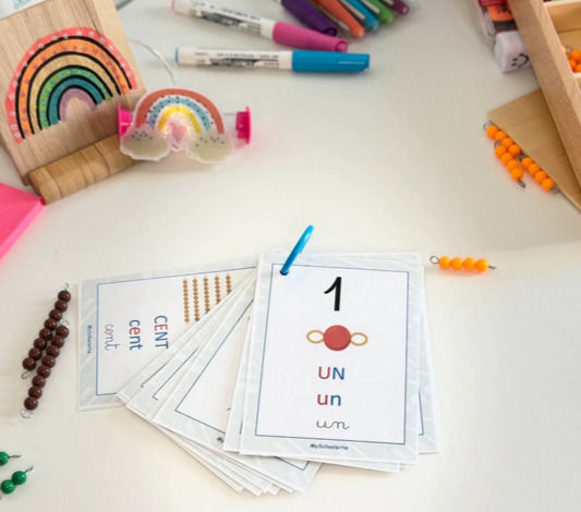 Miniature : 🔢 Cartes nombres Montessori à imprimer – PDF (format A6 et A4)