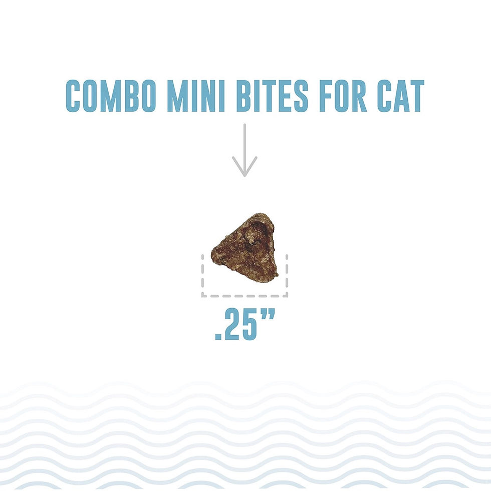 Thumbnail: Cod & Salmon Mini Combo Bites Treats For Cats