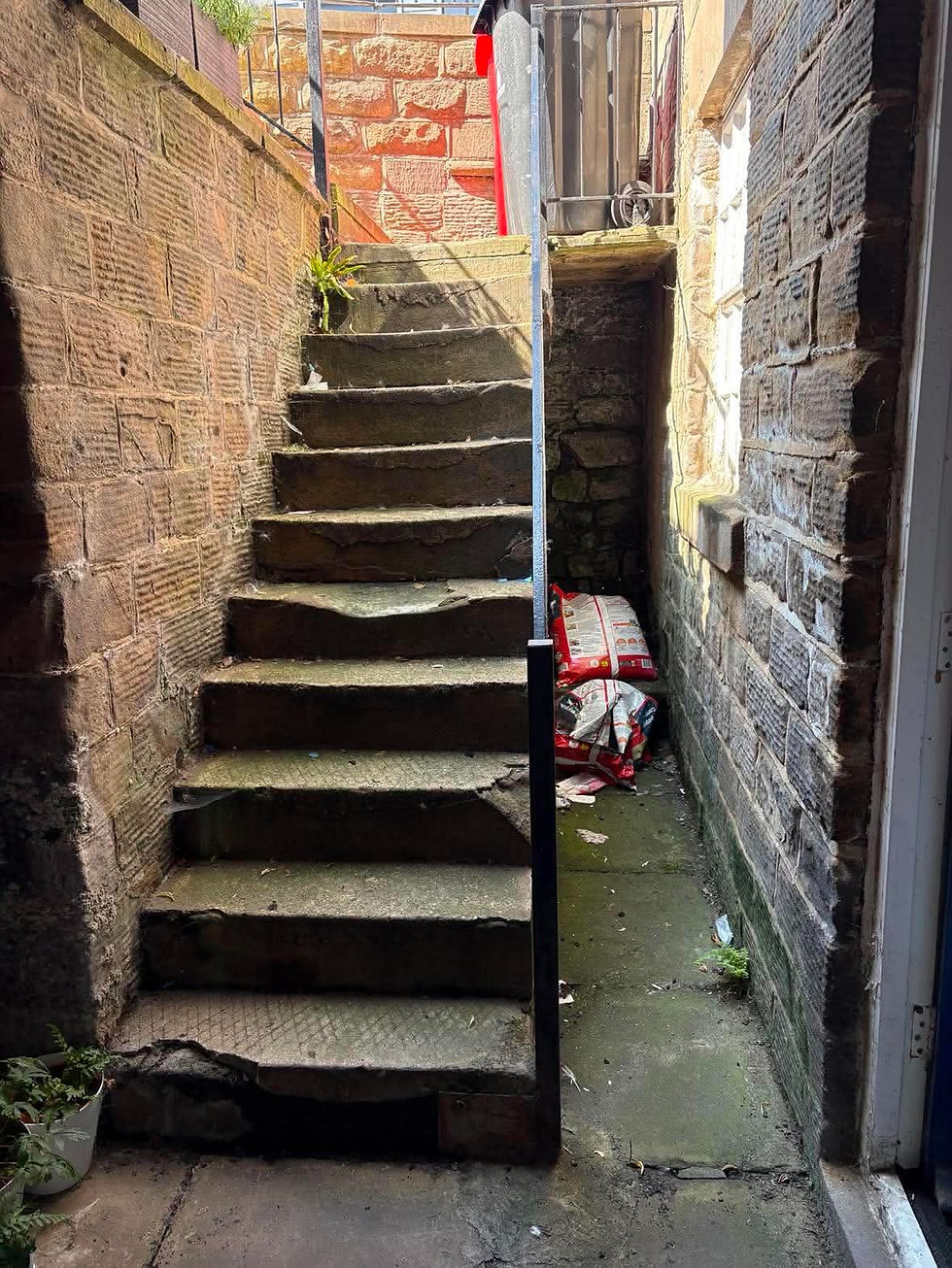 We want to transform this grotty space into something magical ....Click the link to see how it can be transformed for local children with your help and the help of local businesses - SSL Direct Mail & Print, BigNest Property & Gav'll Do It! We now just need an electrician willing to donate their time to our local charity. 