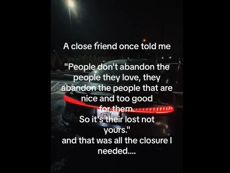 A Close Friend Once Told Me