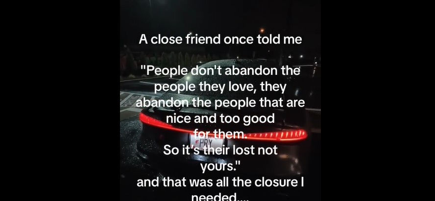 A Close Friend Once Told Me