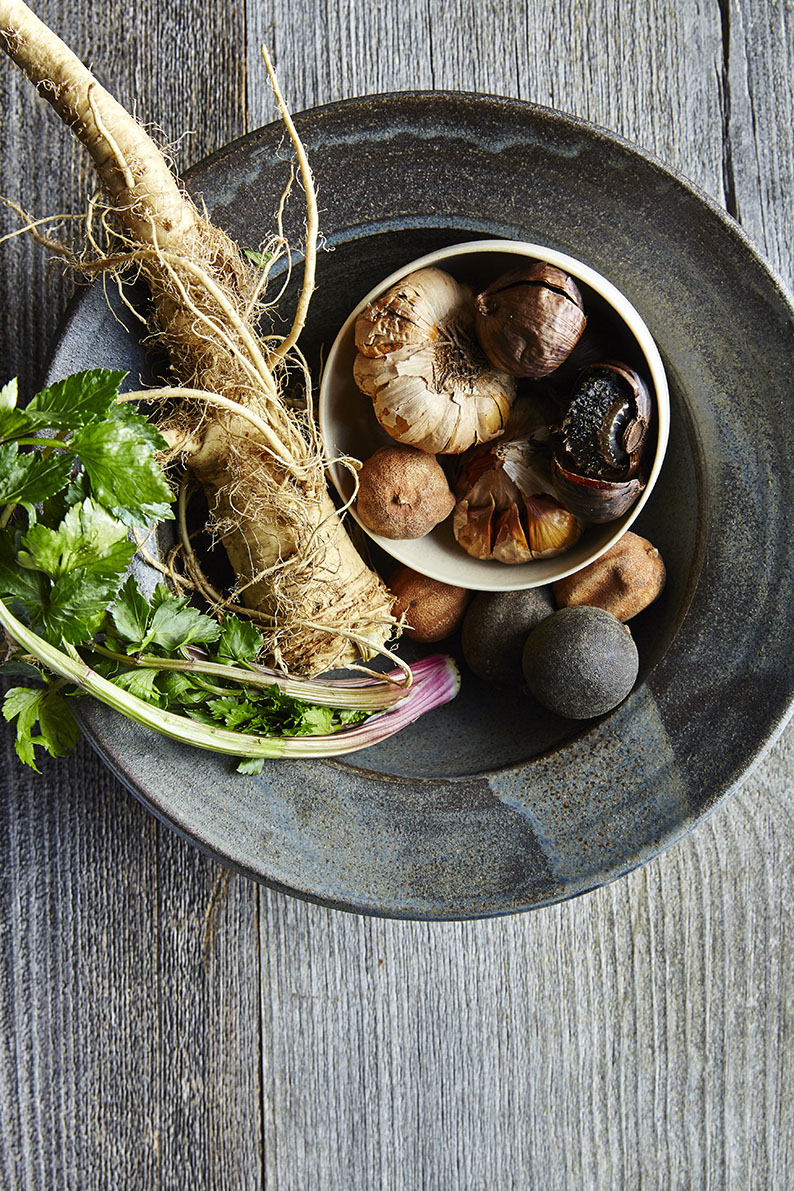 Winter's Bone With Black Garlic