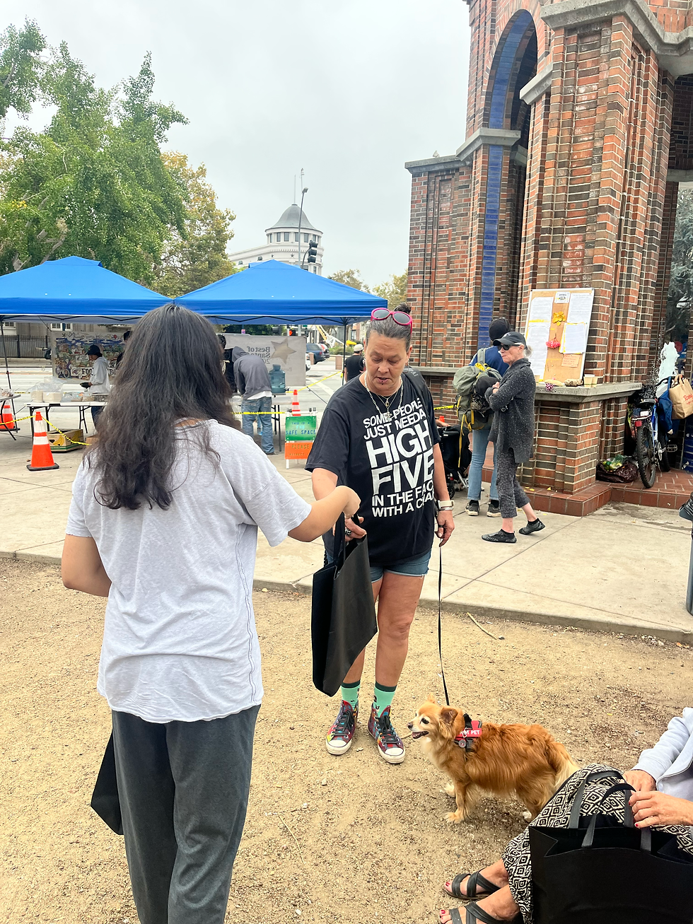 Santa Cruz, CA, Care Package Donation