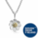 Mountain avens pendant