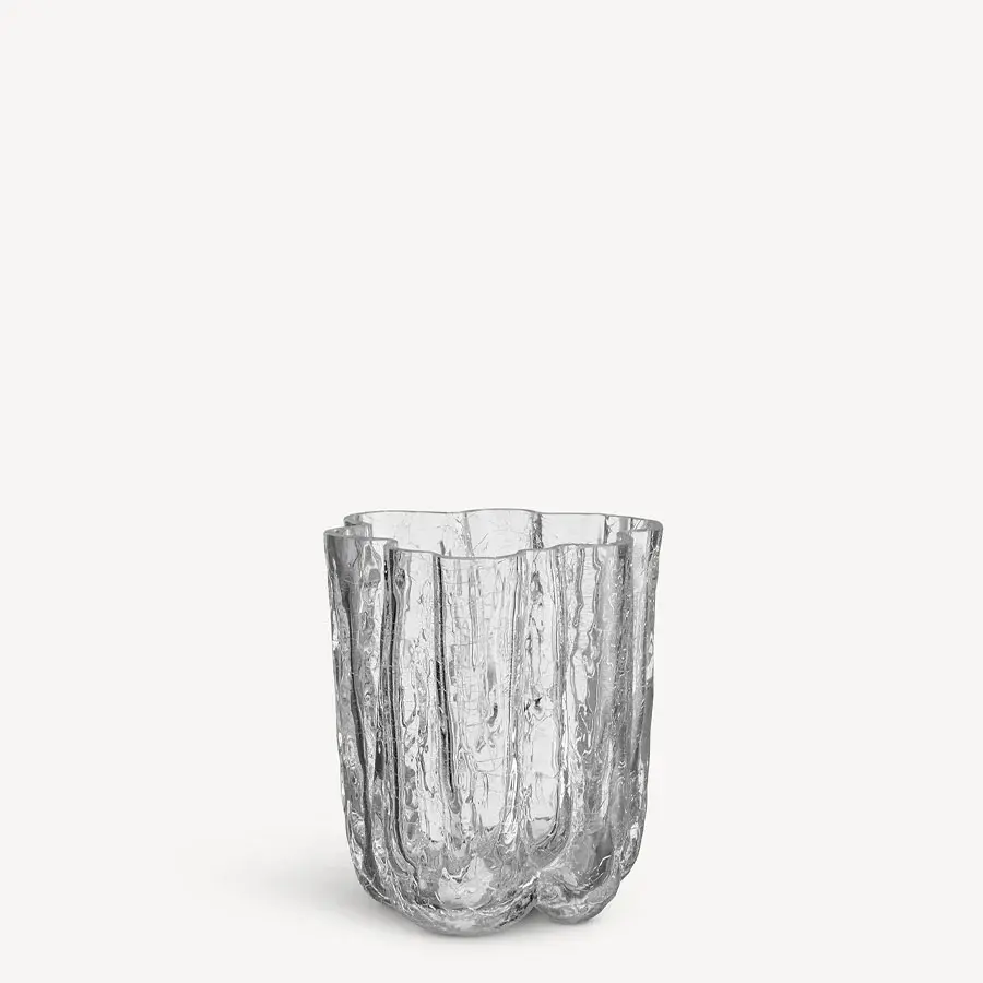 CRACKLE VASE CLEAR SMALL