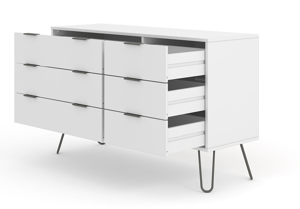 Thumbnail: 3+3 drawer wide chest of drawers