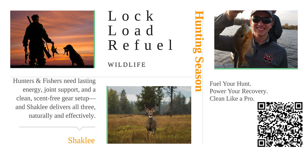 Built for the Wild: Fuel, Focus, and the Edge Every Hunter Needs