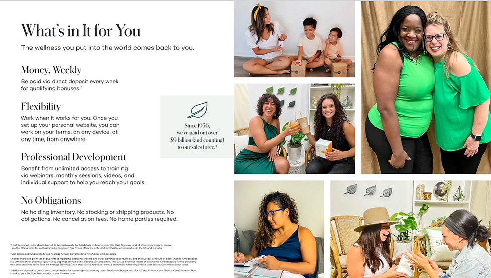 Shaklee ambassadors