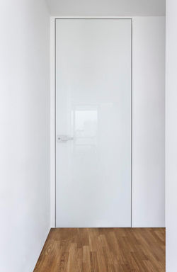 INTERNAL DOOR LESS WITH HIDDEN ALUMINUM FRAME & GLASS,